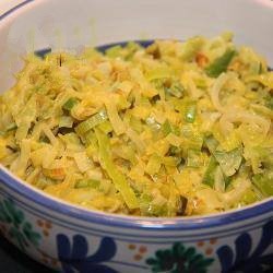 Canadian Leeks with Curry Appetizer