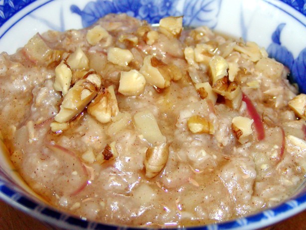 American Cinnamonapple Oatmeal Dessert