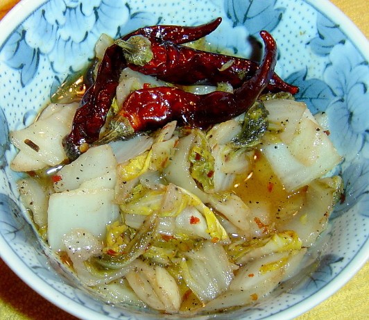 Chinese Hot and Sour Chinese Cabbage Dinner