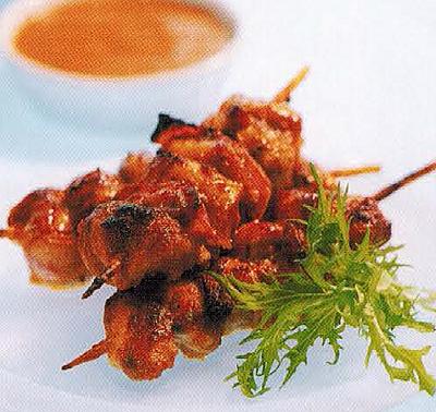 Pakistani Chicken Tikka Kebabs BBQ Grill