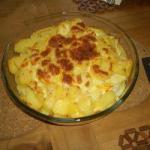 Swiss Layer Potatoes with Cheese Appetizer