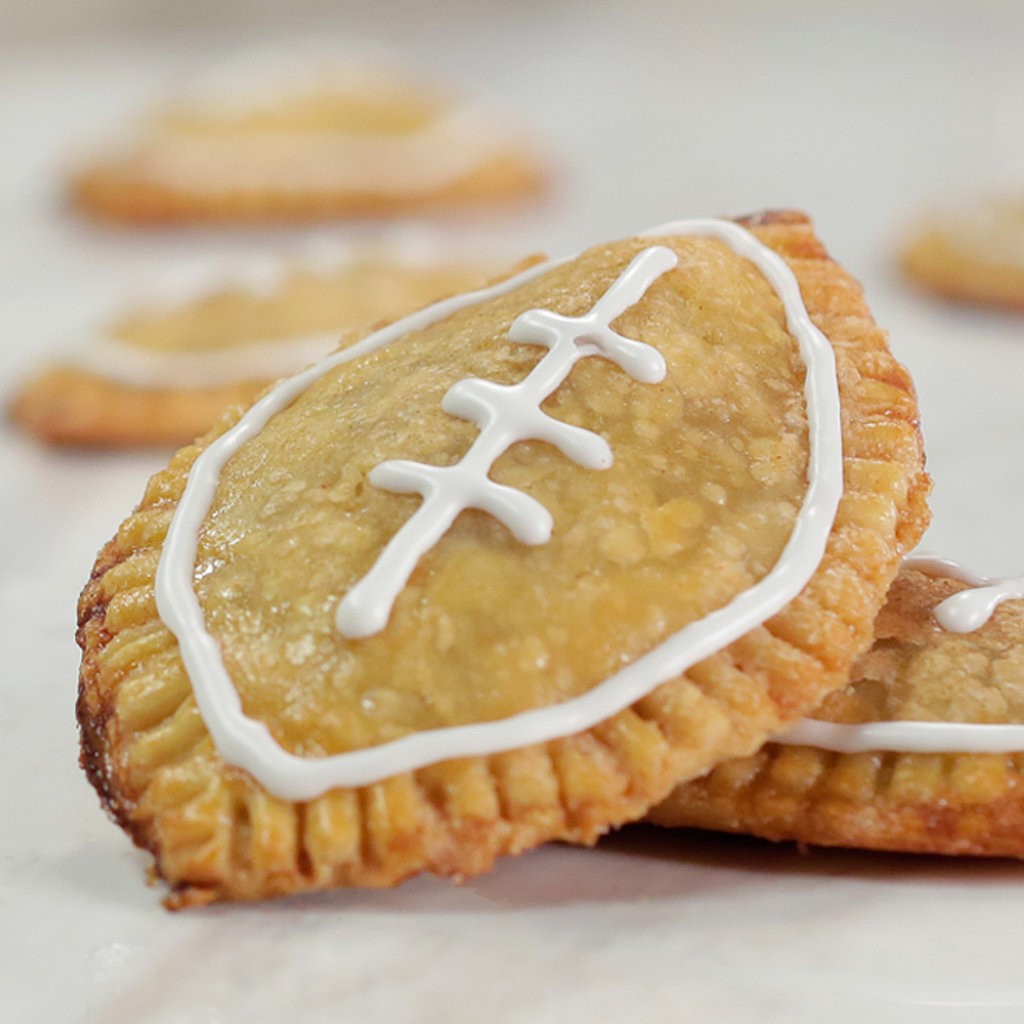 American Pumpkin Football Hand Pies Dessert