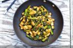 American Asian Asparagus and Tofu Stirfry Appetizer