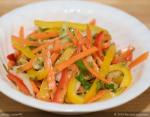 American Asian Fresh Veggie Salad Appetizer