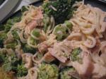 American Creamy Chipotle Chicken With Broccoli Dinner
