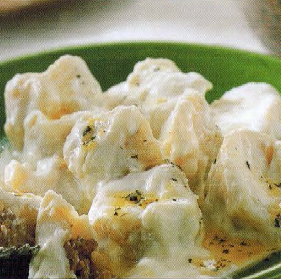 Czech Lamb Dumplings In Yoghurt Sauce Appetizer
