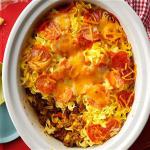 American Slowcooked Pizza Casserole Appetizer