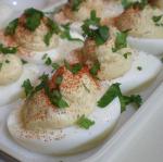 American Guilt and Yokefree Curried Deviled Eggs Appetizer