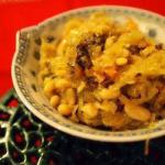 American Cabbage with Beans to Be a Christmas Table Appetizer