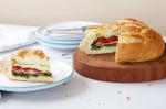 American Antipasto Picnic Loaf With Basil Mayo Recipe Appetizer