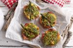 American Spring Veg and Bacon Frittatinis Recipe Appetizer
