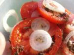 American Minty Onion Tomato Salad Appetizer