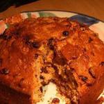 American Easy Cake with Dried Fruits Dessert