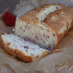 American Plumcake Strawberries and Lemon Dessert