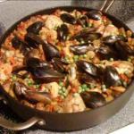 Spanish Paella spanish Chicken Seafood Casserole Drink