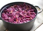 American Braised Red Cabbage with Bacon Recipe Appetizer