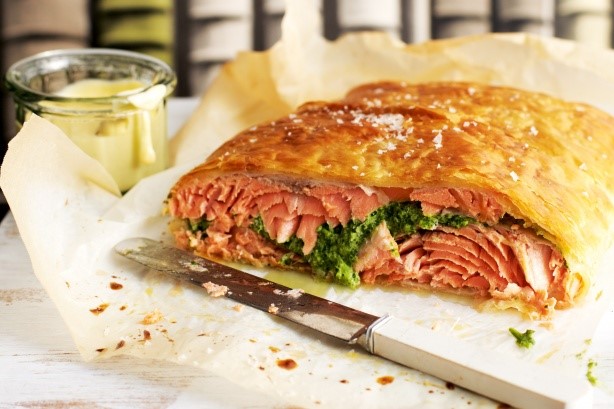 American Salmon En Croute Recipe 4 Dessert