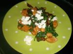 Canadian Sweet Potato Gnocchi With Goats Cheese and Wilted Salad Dinner