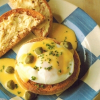 Canadian Eggs Benedict with Quick Hollandaise Sauce Breakfast