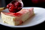 American Creme Fraiche Cheesecake With Sour Cherries Recipe Dessert