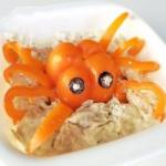 Canadian Octopus Halloween Dip Appetizer
