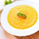 Canadian Vegan Pumpkin Soup with Coconut Milk and Chili Appetizer