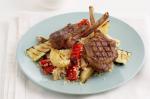 British Lamb Cutlets With Chargrilled Vegetable Couscous Recipe Dinner