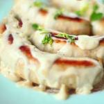 French Simple Creamy Mustard Sauce Appetizer