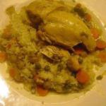 American Chicken Breast in Coconut Pie Curry Dinner