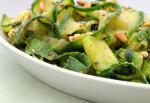 American Zucchini andnoodlesand with Pesto and Pine Nuts Appetizer