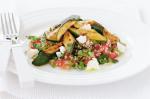 Canadian Grilled Harissa Zucchini On Tabbouleh Recipe Appetizer