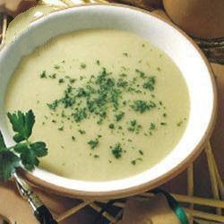 American Parsley Root Soup with Potatoes Appetizer
