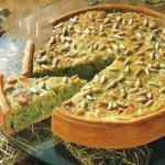 American Leek Cake with Pine Nuts Appetizer
