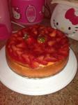 American Jelled Strawberry Topping for Cheesecake Appetizer