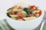 British Bacon And Mushroom Penne Recipe Appetizer