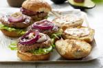 British Pork Burger With Avocado and Grilled Chilli Mayonnaise Recipe Appetizer