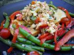 American Mediterranean Tuna Salad on Grilled Tomato Herb Bread Appetizer