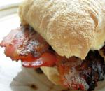 British The Great British Bacon Butty  Bacon Sandwich Appetizer
