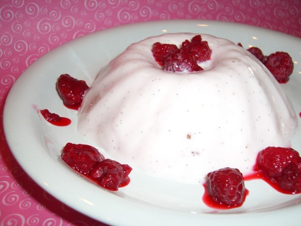 American Pretty in Pink Panna Cotta Dessert