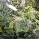 British Vegetarian Cesars Salad Appetizer
