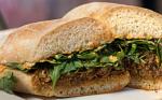 French Belcampos Pulled Lamb Belly Sandwich Recipe Appetizer
