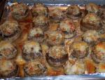 American Stuffed Crab Mushrooms With a Touch from of Chef Paulag Appetizer