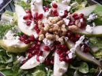 Iranian/Persian Pomegranate Pear and Arugula Salad Appetizer
