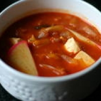 Korean Spicy Kimchi Stew Soup