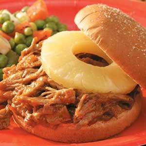 American Teriyaki Pulled Pork Sandwiches Appetizer