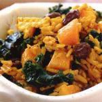 Swiss Rice with Pumpkin and Swiss Chard Appetizer