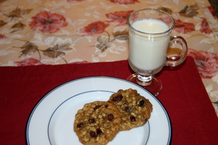 American Oatmeal Cranberry Cookies 6 Dessert