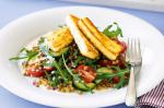 American Haloumi Lentil And Rocket Salad Recipe Appetizer