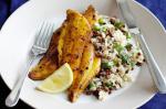 American Lentil Rice With Turmeric Fish Recipe Dinner