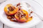American Roasted Apples With Honey Nut Crumble Recipe Dessert
